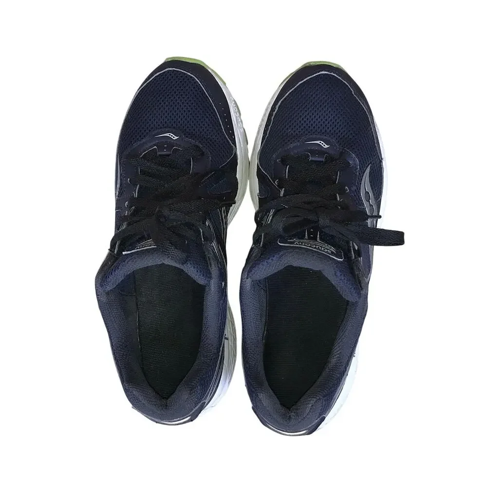 Saucony Cohesion 11 Running Shoes Men’s 9 Navy Green Athletic Sneakers S20420-1
